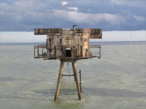 Seafort, Digital Photograph of Control Tower, Shivering Sands, 6 miles off the Kent Coast 2007 - Stephen Turner