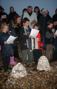 Grotta, Children Reading their Oyster Rhymes, Whitstable Kent 2001 - Stephen Turner